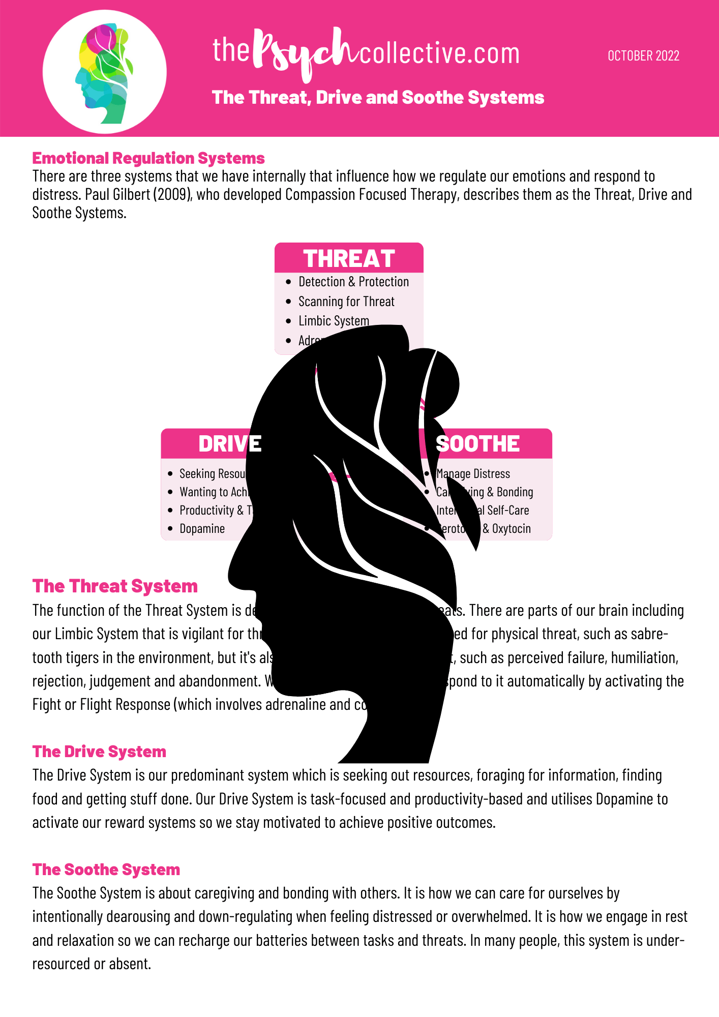 The Threat Drive Soothe Systems